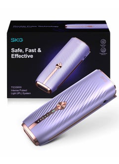 SKG SKG Laser Hair Removal Device for Women Men, at Home Painless IPL Hair Removal with Infinite Flashes, Dual-Pulse, 25 Minutes Rapid Hair Removal, IPL System for Facial Legs Arms Bikini Line Whole Body 