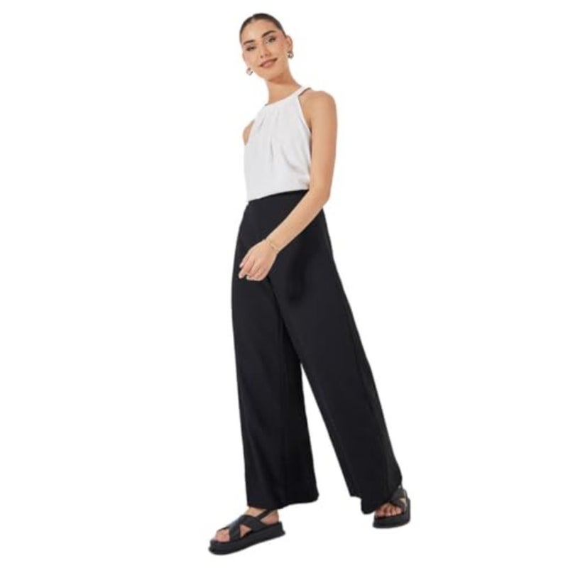 Women High Rise Wide Leg Pants - Image 2