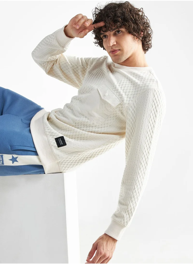 فاف Textured Sweatshirt