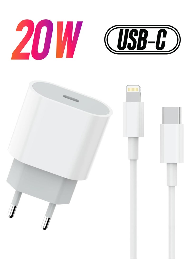 Generic - fast charging 20W PD3.0 portable power adapter EU US PD 20W USB C wall charger for iphone 13 pro max charger - Image 1