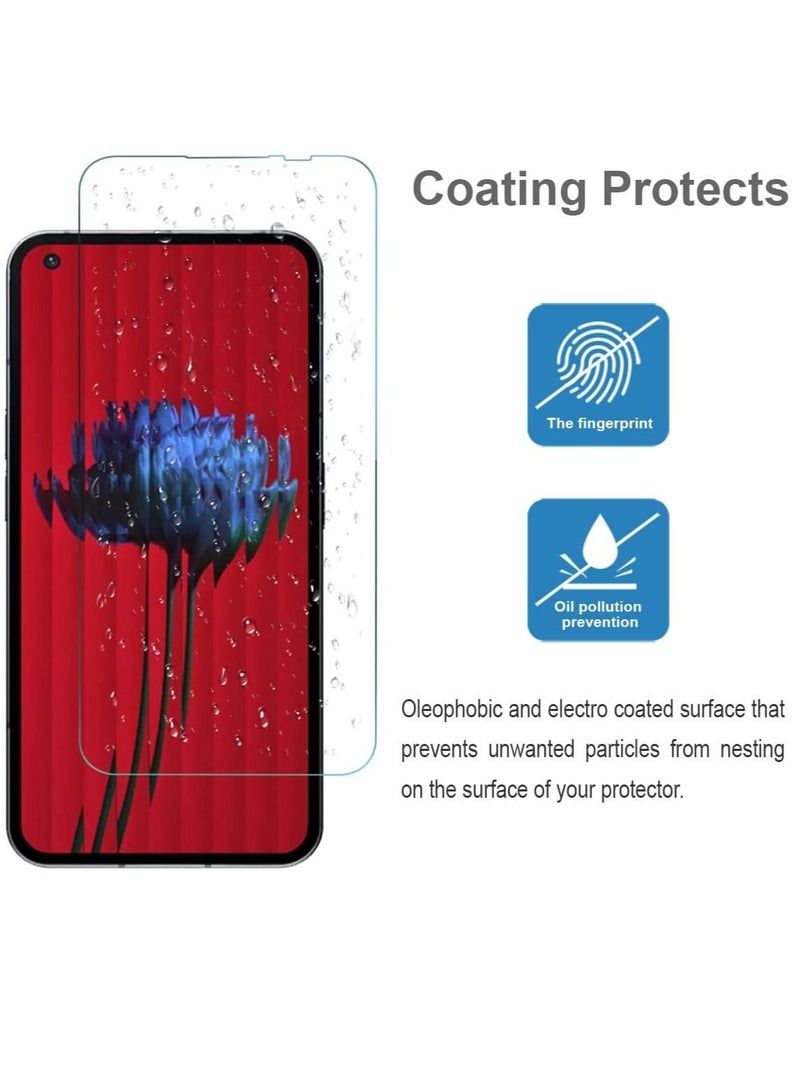 DUSALA Screen Protector Compatible with Nothing Phone (1) (6.55"), Premium Tempered Glass with 9H Hardness - 2PACK - Image 3
