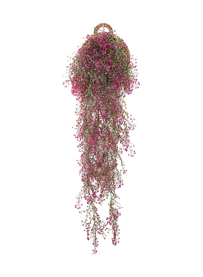 Simulation Jin Jongliu Wall-Mounted Hanging Basket Rose red one size centimeter - Image 1