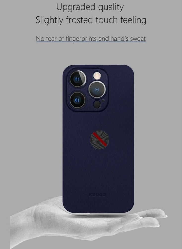 Captaintech iPhone 15 Pro Max Case Air Skin Series Back Cover Sturdy Durable Thin Case Drop Protection Case Cover Blue - Image 4