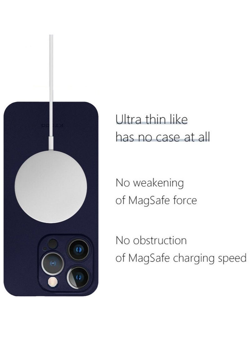 Captaintech iPhone 15 Pro Max Case Air Skin Series Back Cover Sturdy Durable Thin Case Drop Protection Case Cover Blue - Image 5