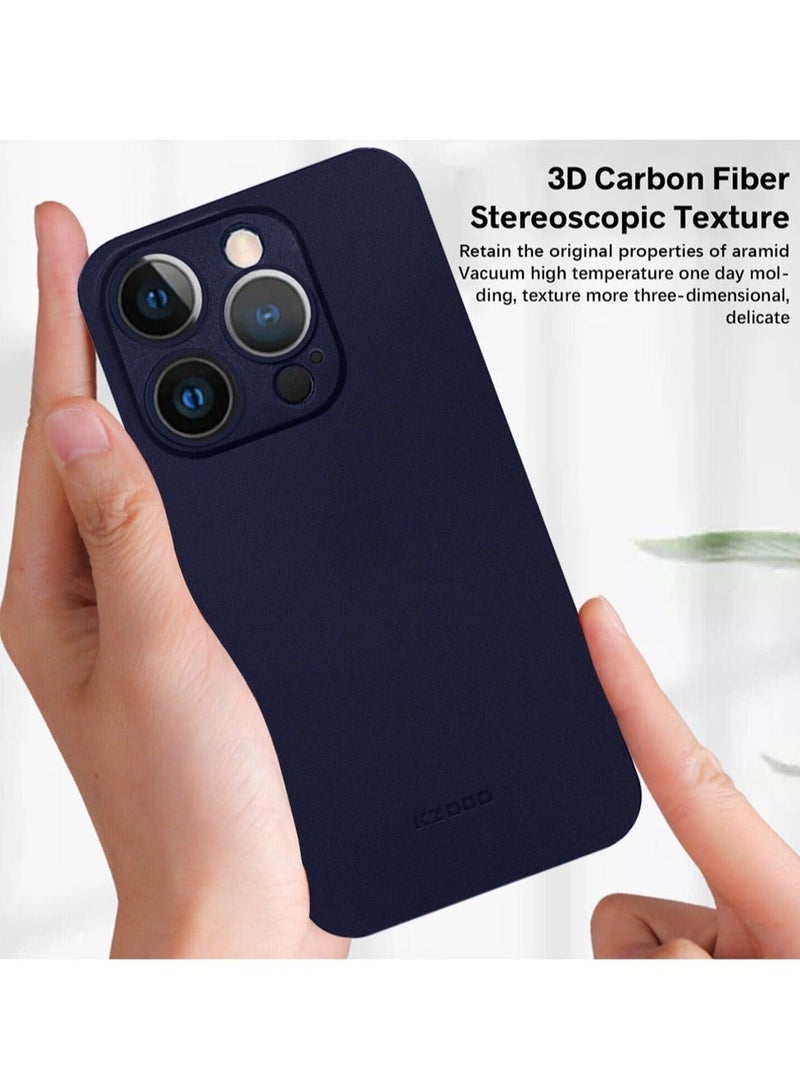Captaintech iPhone 15 Pro Max Case Air Skin Series Back Cover Sturdy Durable Thin Case Drop Protection Case Cover Blue - Image 3