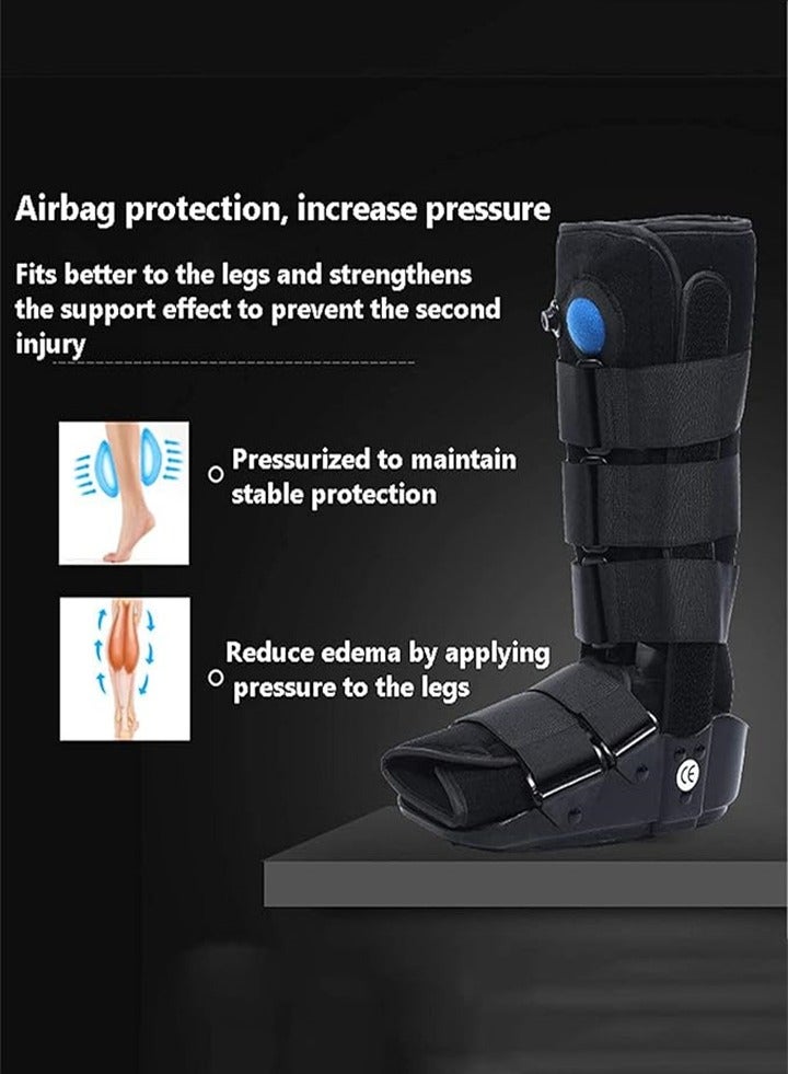 Generic Upgraded long walking boots fracture boots, air cam walkers, protective boots ankle sprains, adjustable ankle and foot boots, unisex  - Image 3