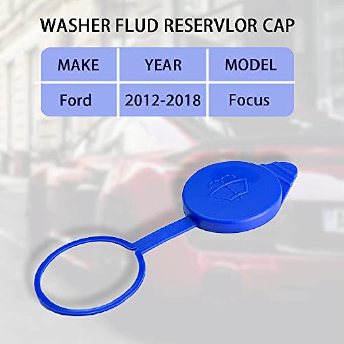 rayihni HZMM Windshield Washer Cap Replacement Cap KT1Z17632A CP9Z17A605A Compatible with 20122018 Ford Focus - Image 5
