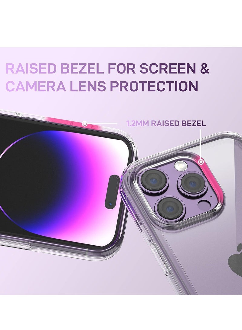 MUNTAQI 5 in 1 Magnetic Case for iPhone 14 Pro Max 6.7-Inch with 2-Pack Tempered Glass Screen Protector and Camera Lens Protector, Compatible with MagSafe, Shockproof Phone Cover - Image 4