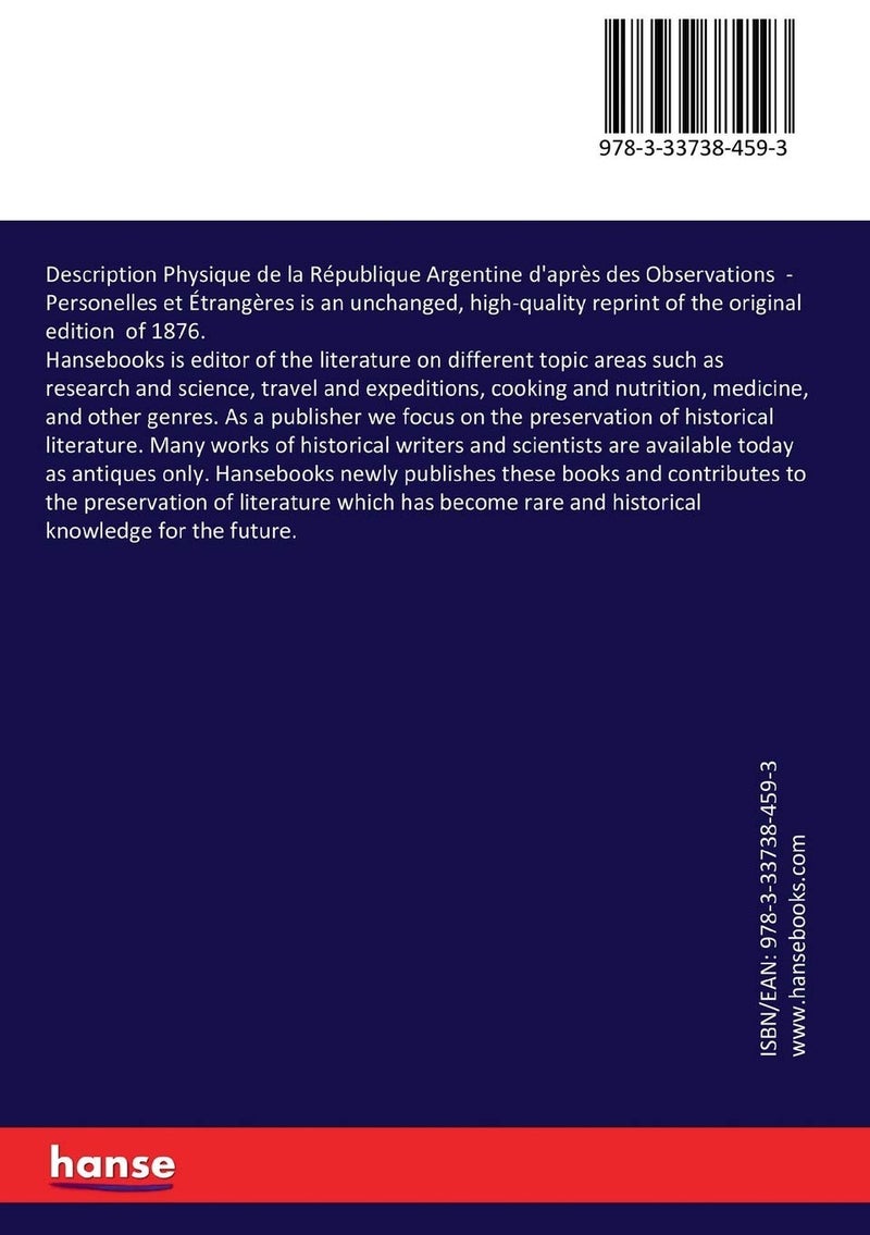 Description Physique de la République Argentine d'après des Observations: Personelles et Étrangères - Image 2
