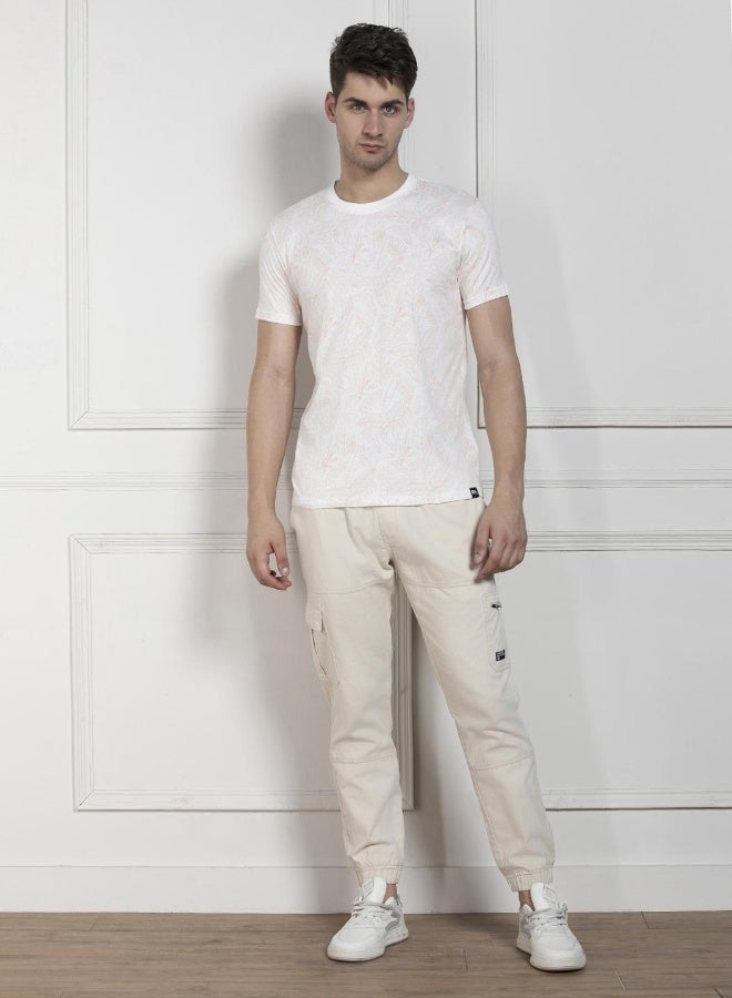 دينيس لينغو تيشيرت قطن بقصة عادية ورقبة دائرية بلون الصدأ - Image 5