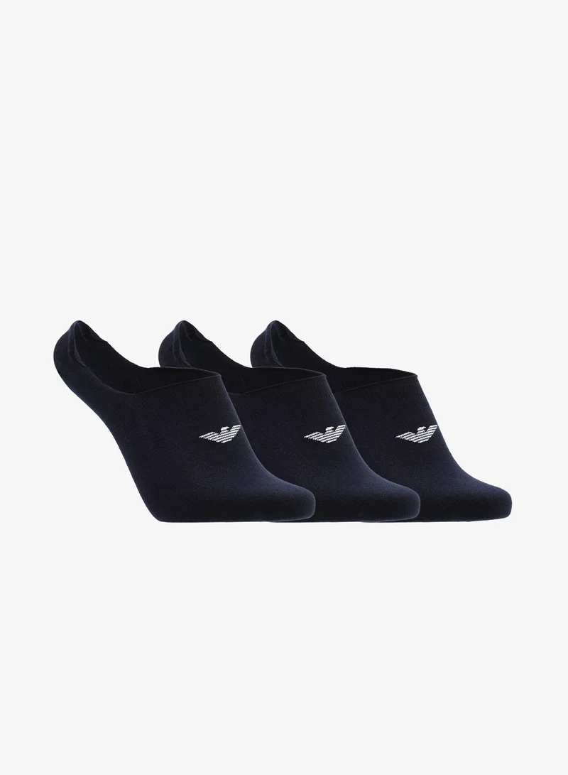 3 Pack Of Logo Liner Socks
