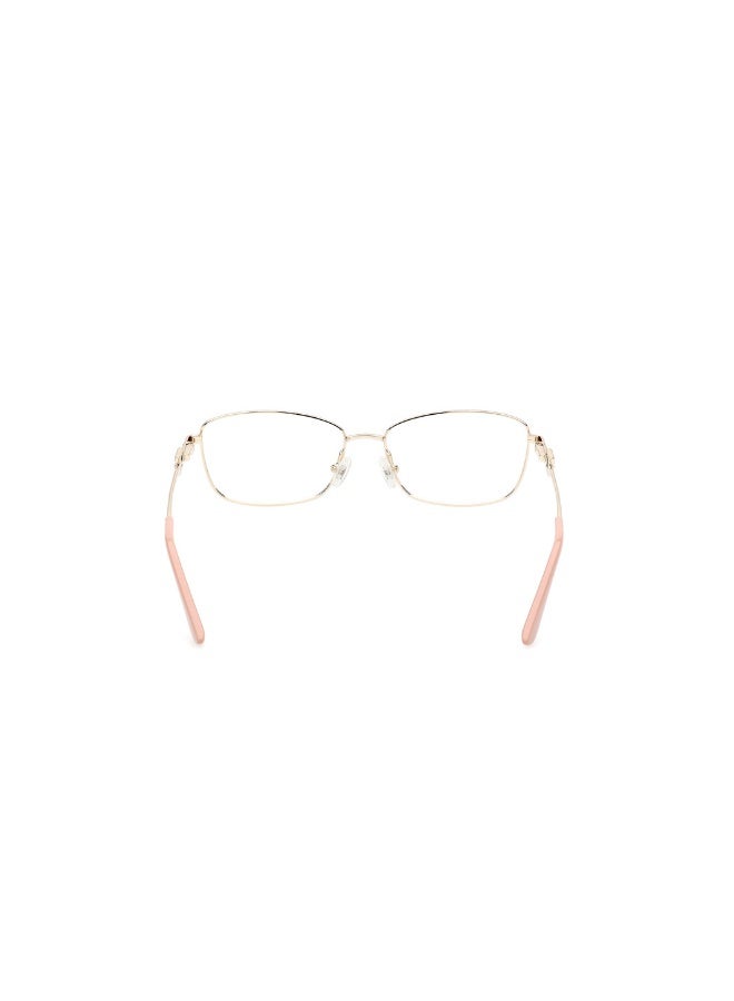 جس نظارة طبية بشكل مستطيل للنساء بأذرع معدنية GU2975  مقاس 53 - بينك ذهبي - Image 4