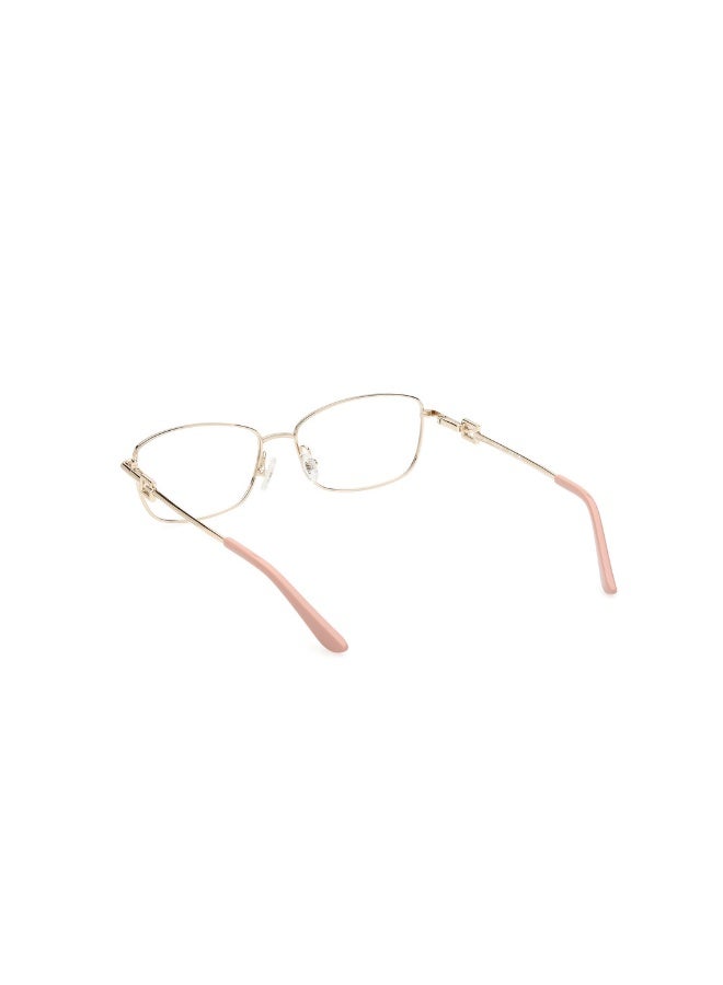 جس نظارة طبية بشكل مستطيل للنساء بأذرع معدنية GU2975  مقاس 53 - بينك ذهبي - Image 3