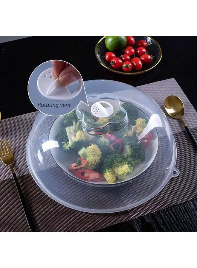 1 Pack White Food Storage Cover Plastic Fresh Keeping Lid Insect Repellent Dome Shape Ventilated Design - Image 4