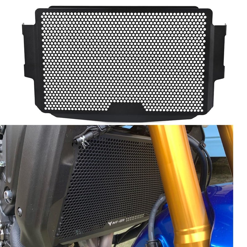 MT09 FZ09 20212023 Motorcycle Radiator Grille Guard Protective Cover For MT09 MT 09 SP TRACER 900 Tracer 9 GT XSR900 2021 2022 2023 2024 2025 Black