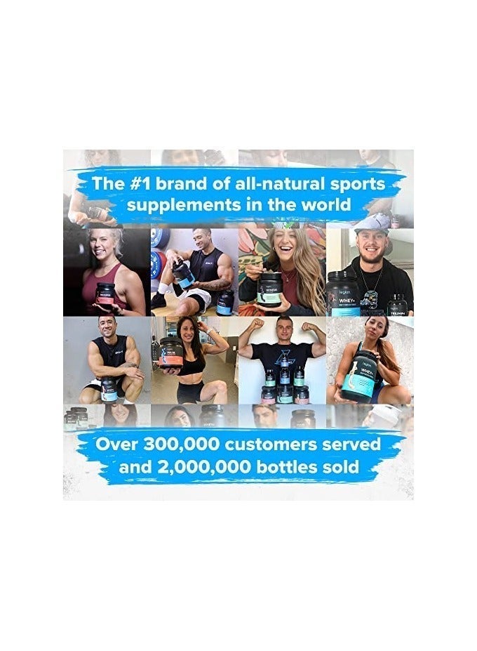 Legion Athletics Pulse Pre Workout For Boosts Strength, Endurance & Focus, with 8g of Citrulline Malate, 3.6 g of Beta-Alanine, 20 Servings 492 grams/17.2Oz/1.08Lbs- grape Flavor - Image 5