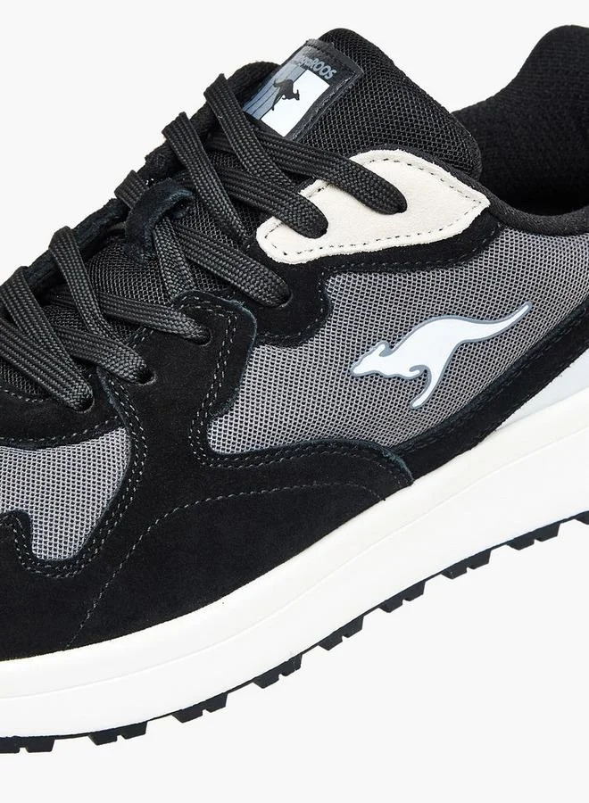 kangaROOS BLACK Men Lace-Up Sports Shoes for Men | Best Price UAE