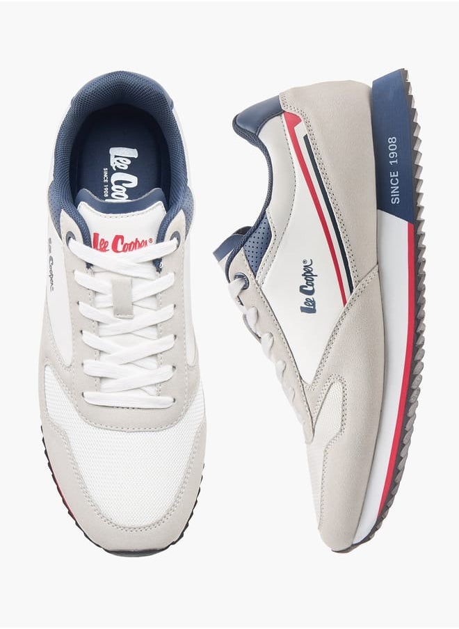 Lee Cooper - Mens Colourblock Lace-Up Sneakers - Image 1