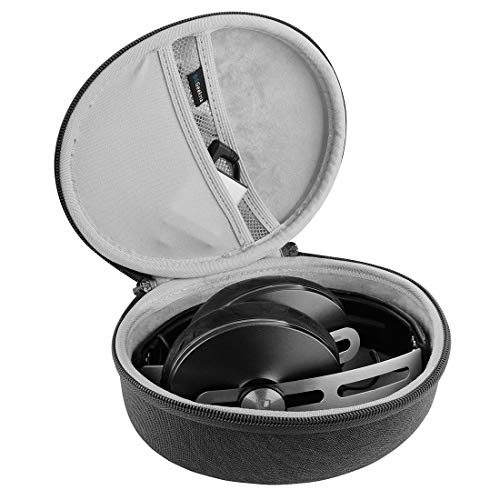Geekria Shield Headphones Case Compatible with Sennheiser Momentum 3 Wireless, HD 350BT, HD 450BT, PXC 550 II Case, Replacement Hard Shell Travel Carrying Bag with Cable Storage (Dark Grey) - Image 3