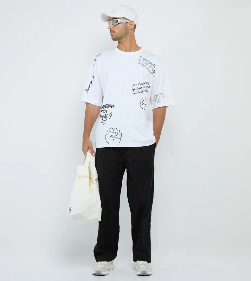 F5 Men's F5 Oversized Graphic T-Shirt