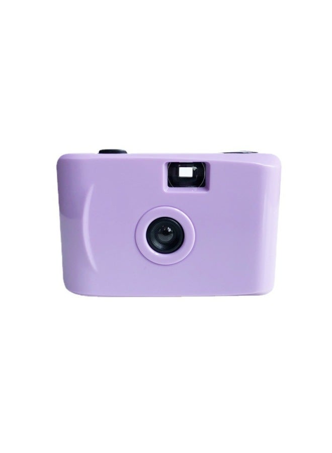 Single Purple Multiplex Retro Film Camera Campaign Promotion Kids Boys And Girls Creative Gift Dummy Camera-Color:Single Purple