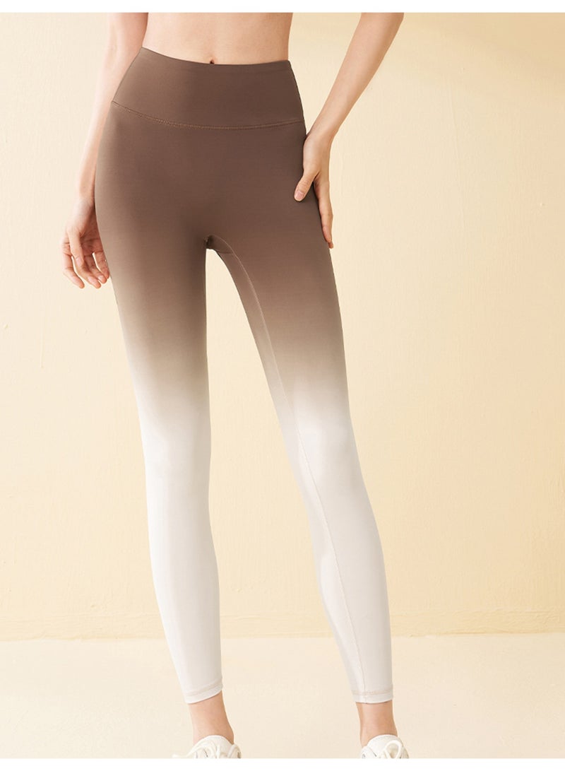 ميرين بنطال رياضي أومبري من البني إلى الأبيض - Image 1