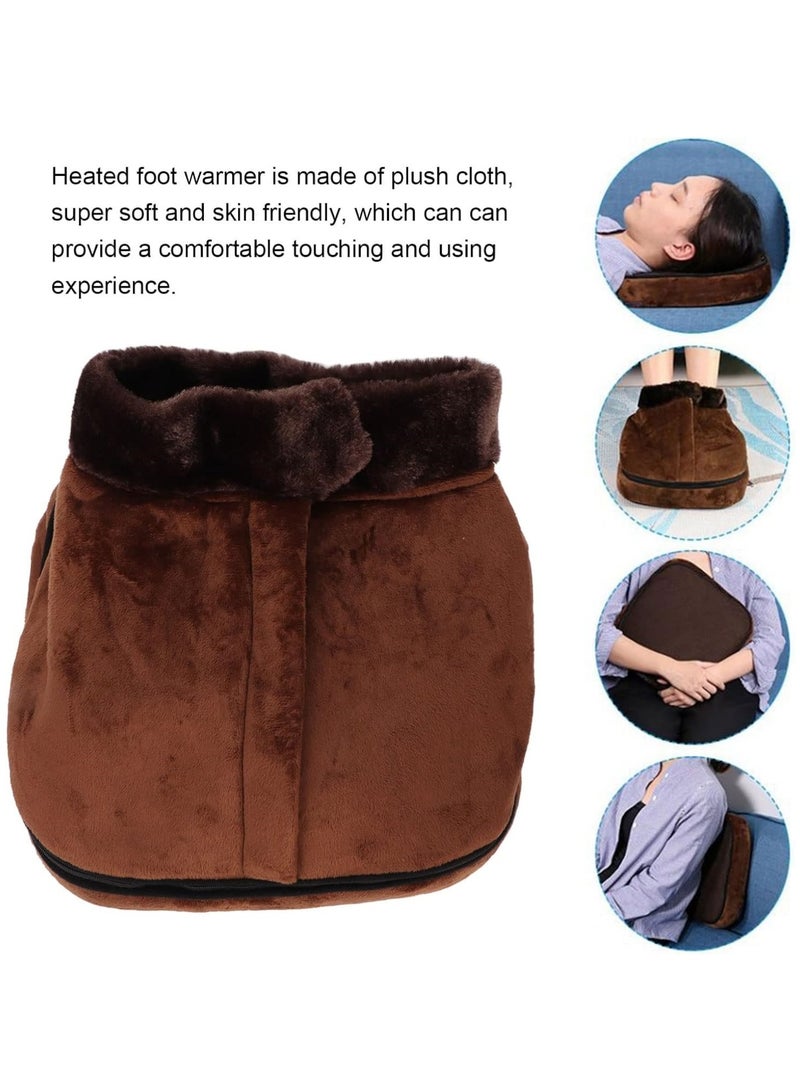 Ru syanl Foot Massager with Heating Function Foot Warmer Detachable Heating Massage Feet Warmer for Foot  - Image 2