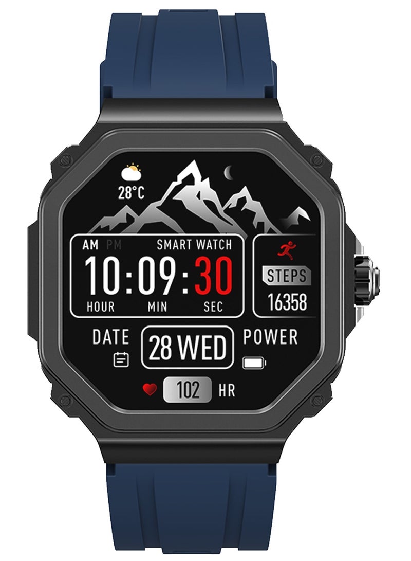 إلتقطه ساعة G-TRAX الذكية – شاشة AMOLED مقاس 1.43 بوصة، اتصال بلوتوث واللياقة البدنية، أكثر من 150 وجهًا للساعة - Image 1