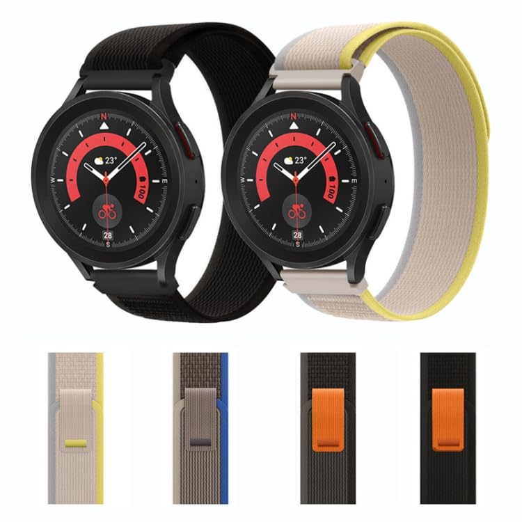 EDNITA 22mm SmartWatch Strap With Trail Loop For Noise Colorfit Pulse 2 Max/Huawai GT2 46mm/Honor Magic Watch 2 46mm/Buzz/Boat Flash/Xtend/Xtend Pro & With All 22mm Lug Watches-Black-Pack Of 1 - Image 4