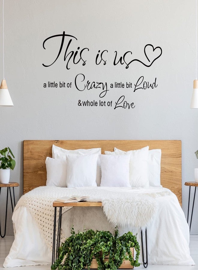 Rotumaty Family Quotes Wall Decals This is Us Wall Decor Vinyl Stickers for Living Room Bedroom Inspirational Art Decorations for Home Office Teen Dorm - Image 5