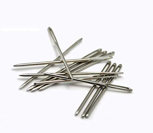 Fubeasi Z-Color 50pcs Big Eye Needles Blunt White 7cm Long Large Hole NOT Sharp Sewing Kniting Embroidery Tool Hand DIY Needlework Plus - Image 2