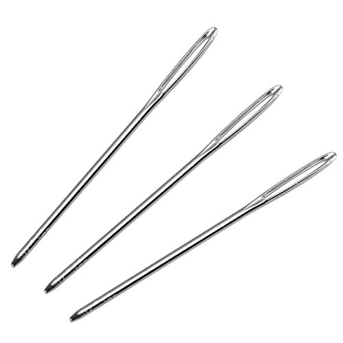 Fubeasi Z-Color 50pcs Big Eye Needles Blunt White 7cm Long Large Hole NOT Sharp Sewing Kniting Embroidery Tool Hand DIY Needlework Plus - Image 5