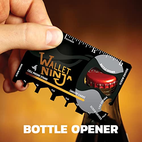 Wallet Ninja USA PRIDE Wallet Ninja - 18 in 1 Credit Card Sized Multitool - Image 3