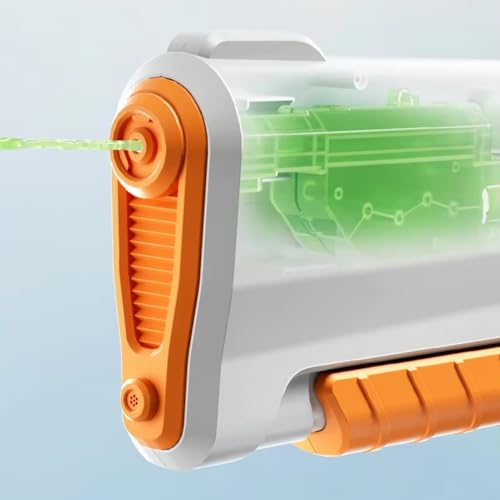 Storio Rechargeable Electric Automatic Big Powerful Holi Pichkari Water Gun Toy for Kids with Luminous Light | 800ML Inbuilt Storage | Upto 30Ft Range |High Pressure Mechanism - Image 2