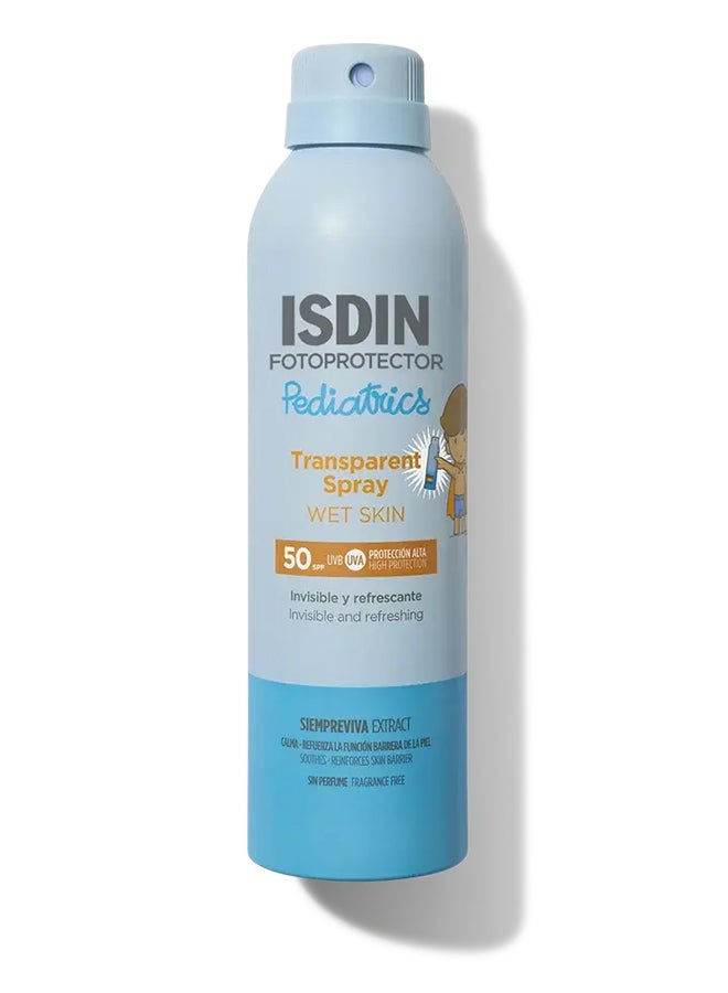 إيسدن ISDIN FOTOPROTECTOR Wet Skin Trans Spray SPF50+ 250ml Pediatrics - Image 1