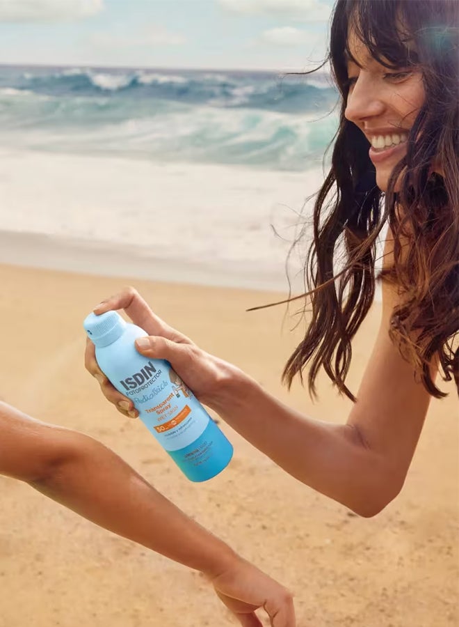 إيسدن ISDIN FOTOPROTECTOR Wet Skin Trans Spray SPF50+ 250ml Pediatrics - Image 2