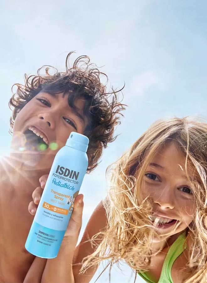 إيسدن ISDIN FOTOPROTECTOR Wet Skin Trans Spray SPF50+ 250ml Pediatrics - Image 3