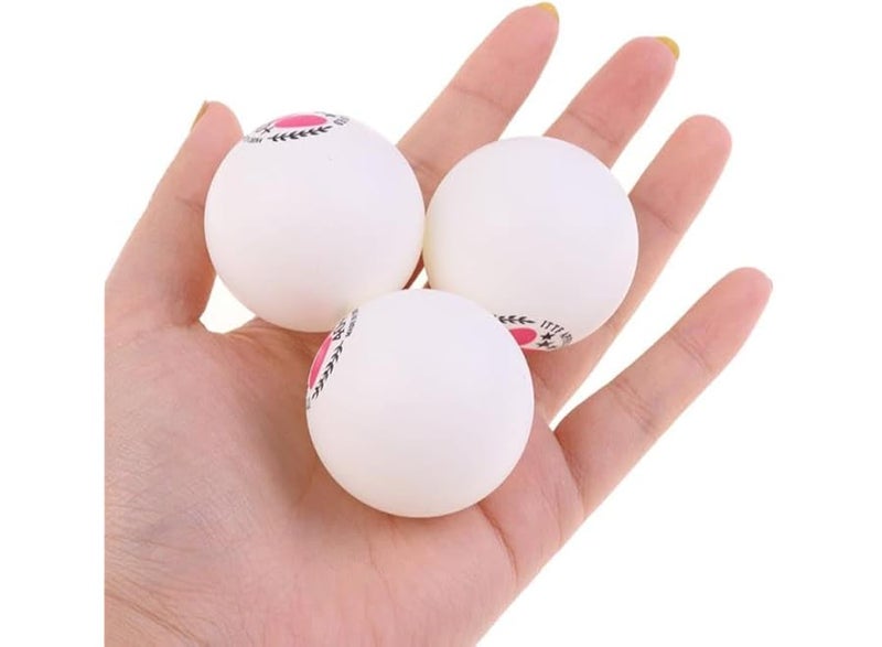 Highly elastic and durable outdoor table tennis balls, 3 pieces, multi-colored - Image 1