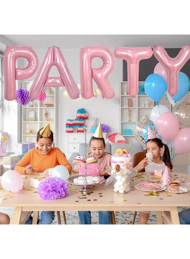BBPOOL Pink Letter C Balloons,40 Inch Balloons Letter C Mylar Helium Large Pink C Balloon for Birthday Party Anniversary Decorations - Image 2