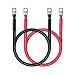 iGreely Battery Cable iGreely 4 AWG 4 Gauge Wire Made with OFC Copper PV Wire Battery Power Inverter Cables with 516 Lugs Terminals for Solar Panel Automotive Motorcycle RV Marine 1ft30cm - Image 2