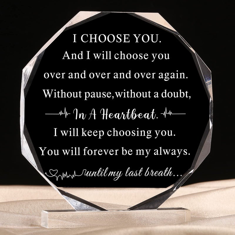 Yulejo To My Man Gift for Him Father's Gift Day Anniversary Birthday Gifts for Boyfriend I Love You Gift for Him Fiance Husband Keepsake for Engagement Groom Wedding Christmas Valentine (Novelty Style) - Image 1