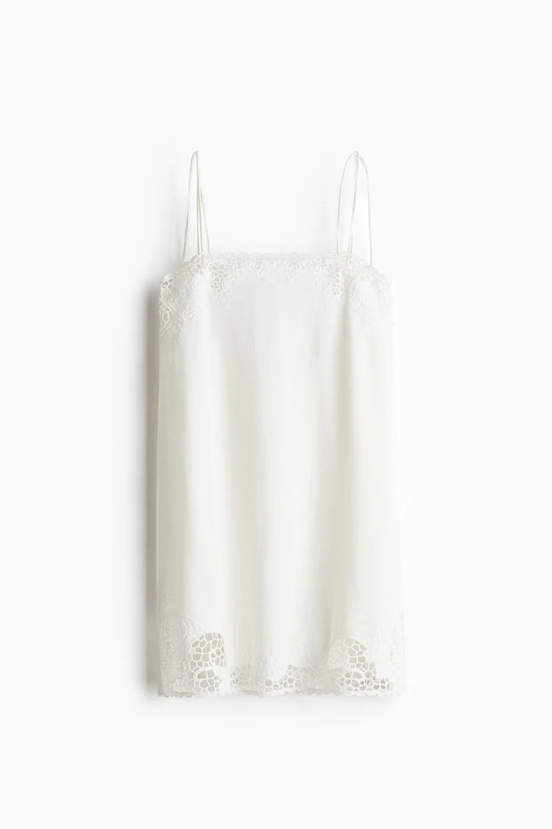 H&M Lace Trim Slip Dress