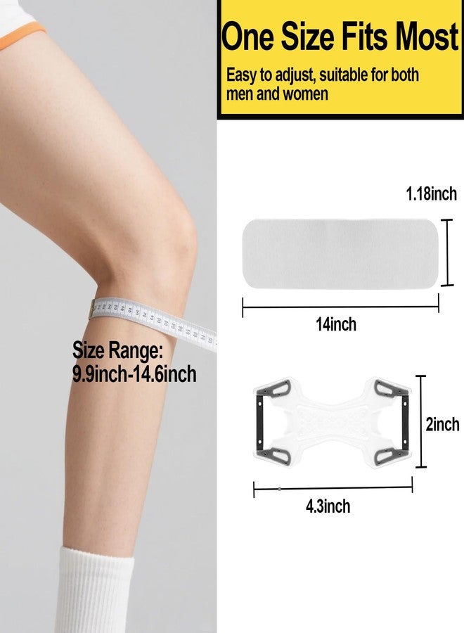 FVVWVV 2 Pack Patellar Tendon Support Strap,Adjustable Silicone Patella Knee Strap for Knee Pain Relief,Knee Bands for Basketball, Tendonitis, Running, Tennis, Jumpers, Squats（Gray） - Image 5