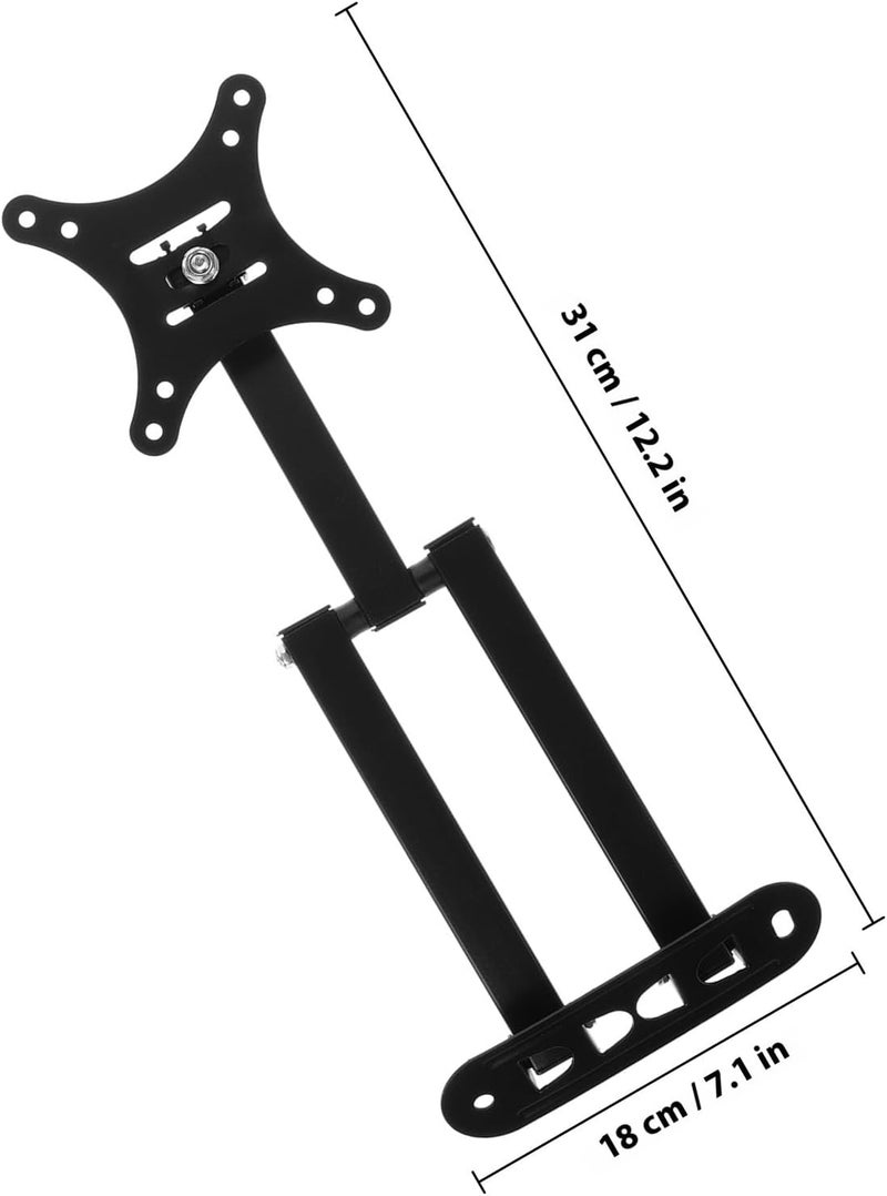 VILLCASE Articulating Tv Monitor Wall Bracket 14-24 Inch Adjustable LCD Monitor Wall Mount with Extension Arm Swivel Tilt for Home and Office - Image 1