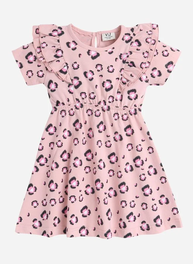 victor and jane Victor and Jane - All-Over Printed Ruffle Dress (Pack of 2)