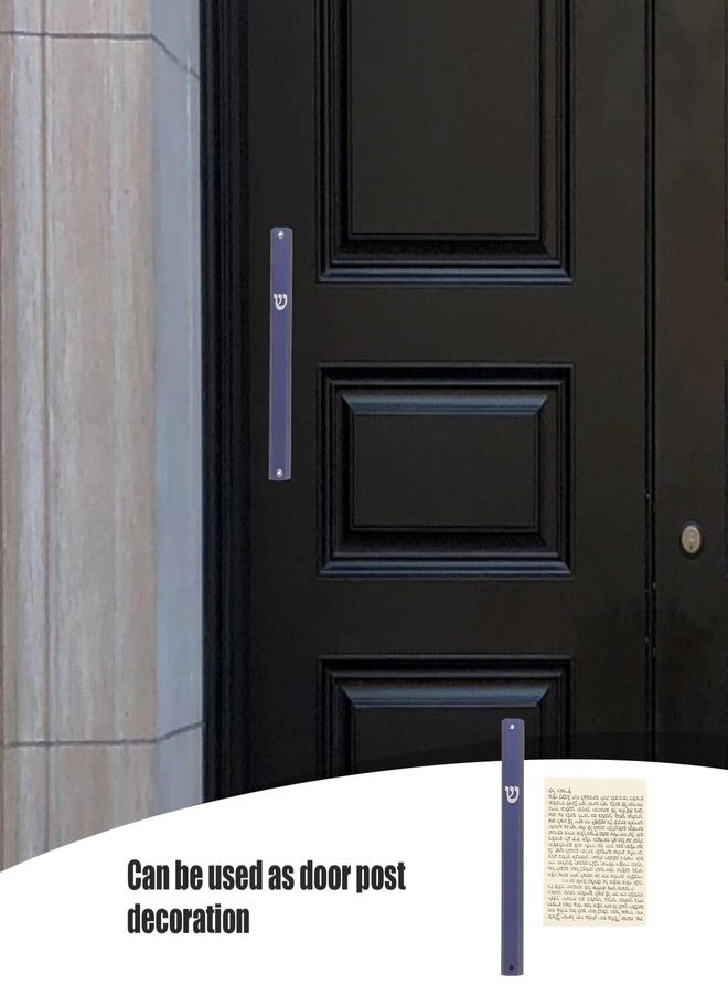 Alipis 5Pcs Metal Mezuzah with Unique Scroll for Door Decoration Judaica Blessing Symbol for Home Decor and Hanukkah Weatherproof Design for Indoor and Outdoor - Image 4