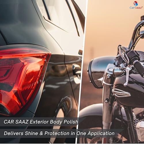 CAR SAAZ Exterior Car & Bike Body Polish 5 Ltr. | Instant Shine & Protects | Premium Polish for Car & Bike Exterior Body | Works On All Paints & Increase Surface Life | High Gloss, Long Lasting Polish - Image 2