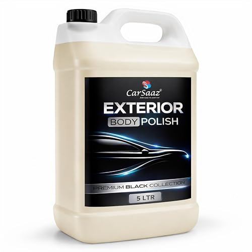 CAR SAAZ Exterior Car & Bike Body Polish 5 Ltr. | Instant Shine & Protects | Premium Polish for Car & Bike Exterior Body | Works On All Paints & Increase Surface Life | High Gloss, Long Lasting Polish - Image 1
