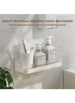 Generic Transparent Shower Shelf, Wall-Mounted Bathroom Rack Is Waterproof and Durable, Suitable for Placing Shampoo, Soap, etc.  - Image 4