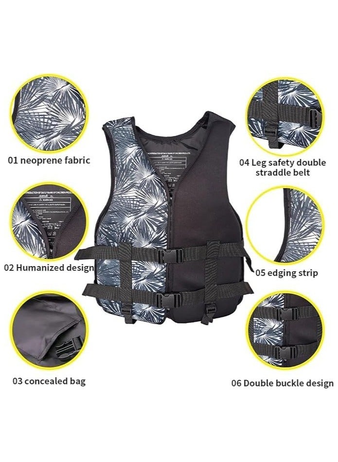 Generic Life Jacket Safety Vests Water Suit Kayak Boating Swimming Surfing Drifting Gear Size XL 75 to 100 KG. - Yellow - Image 2